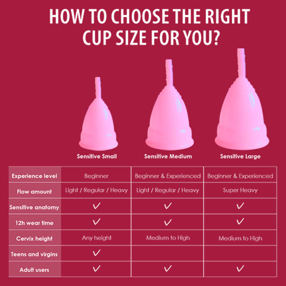 Ultra Soft Reusable Menstrual Cup Medium - 1 Pc