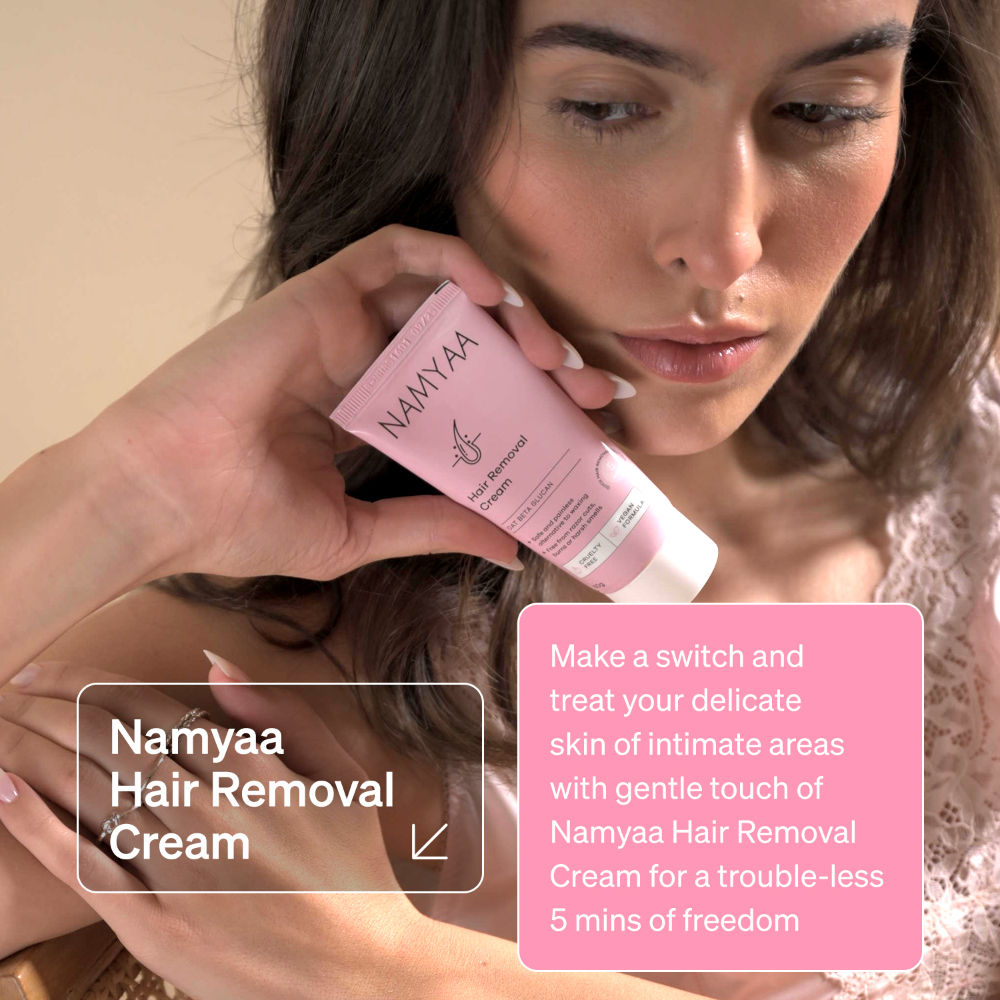 Hair Removal Cream for Intimate Skin with After Wax Vitamin C Serum