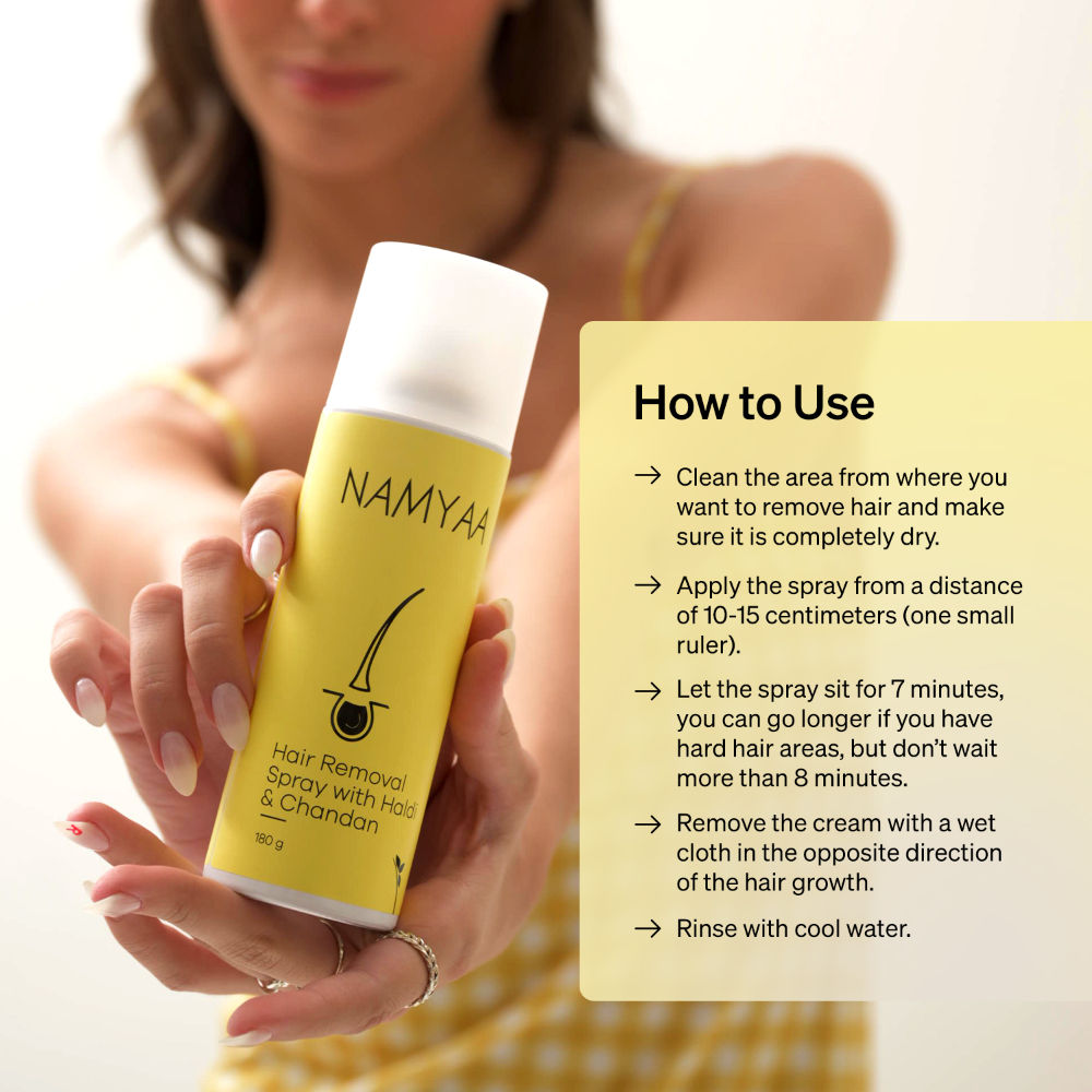 Haldi Chandan Hair Removal Cream Spray
