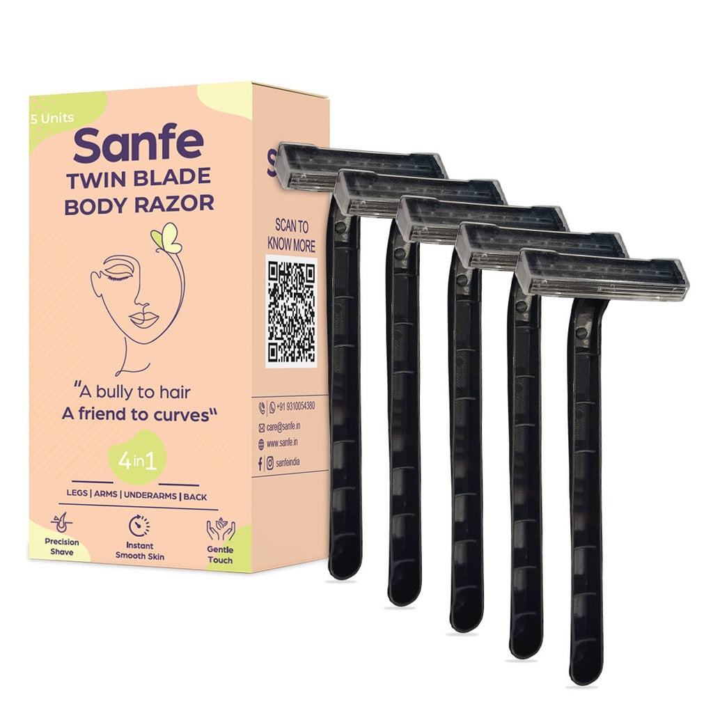 Twin Blade Body Razor A Bully To Hair A Friend To Curves 4 in 1