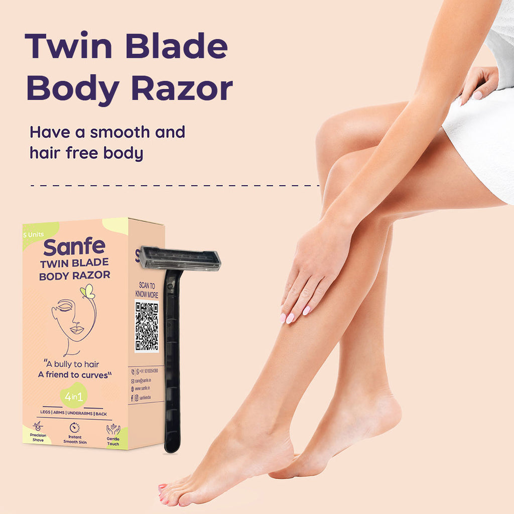 Twin Blade Body Razor A Bully To Hair A Friend To Curves 4 in 1