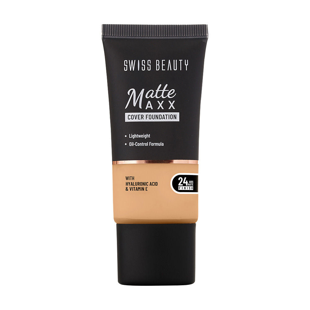 Matte Maxx Cover Foundation with Hyaluronic Acid & Vitamin E