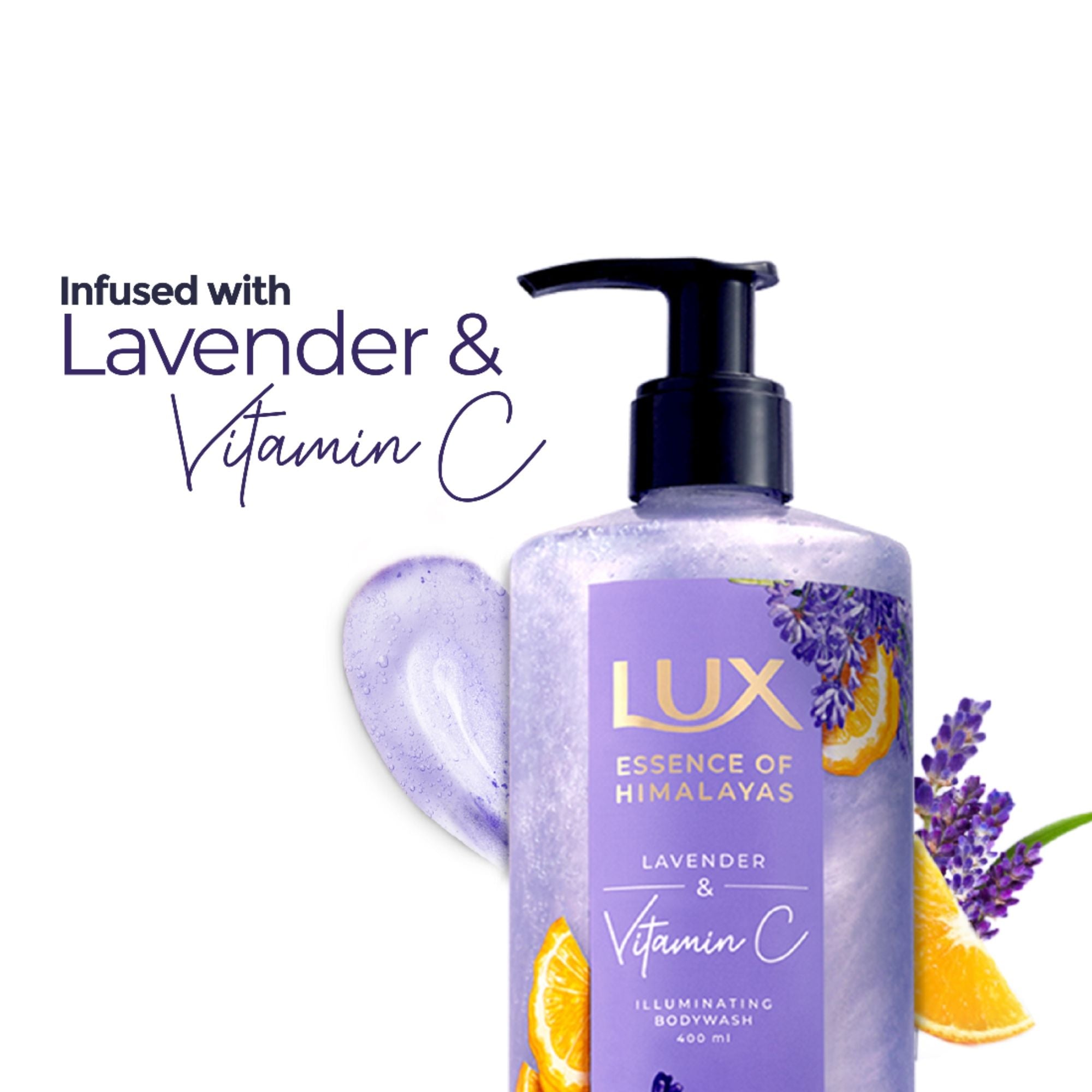 Essence Of Himalayas Lavender & Vitamin C Illuminating Body Wash