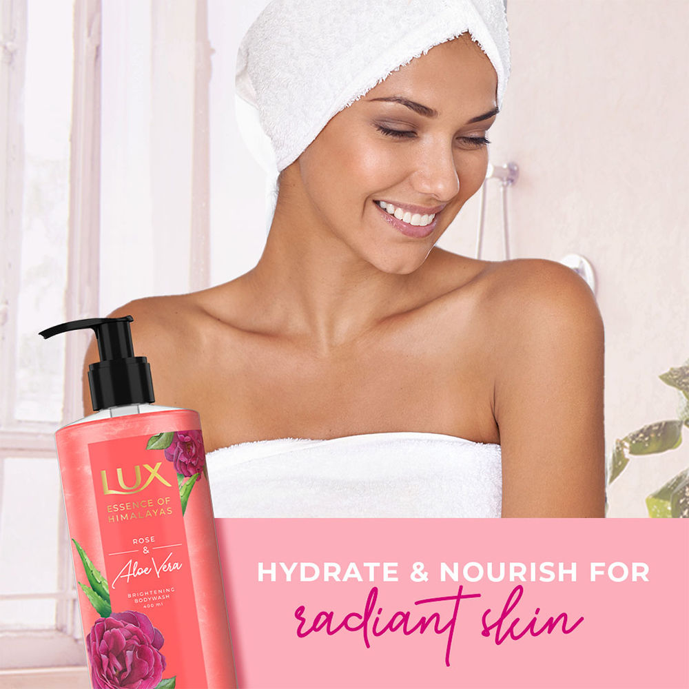 Essence Of Himalayas Rose & Aloe Vera Brightening Body Wash