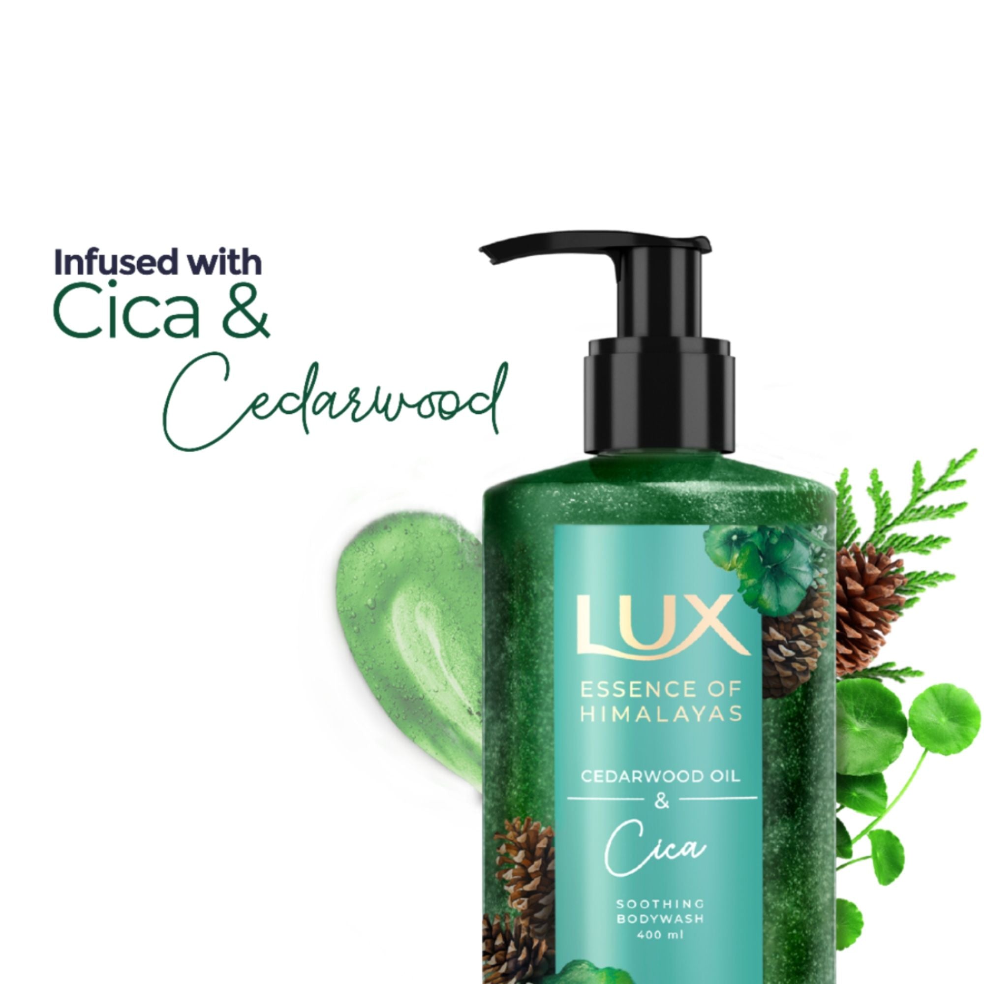 Essence Of Himalayas Cedarwood Oil & Cica Soothing Body Wash