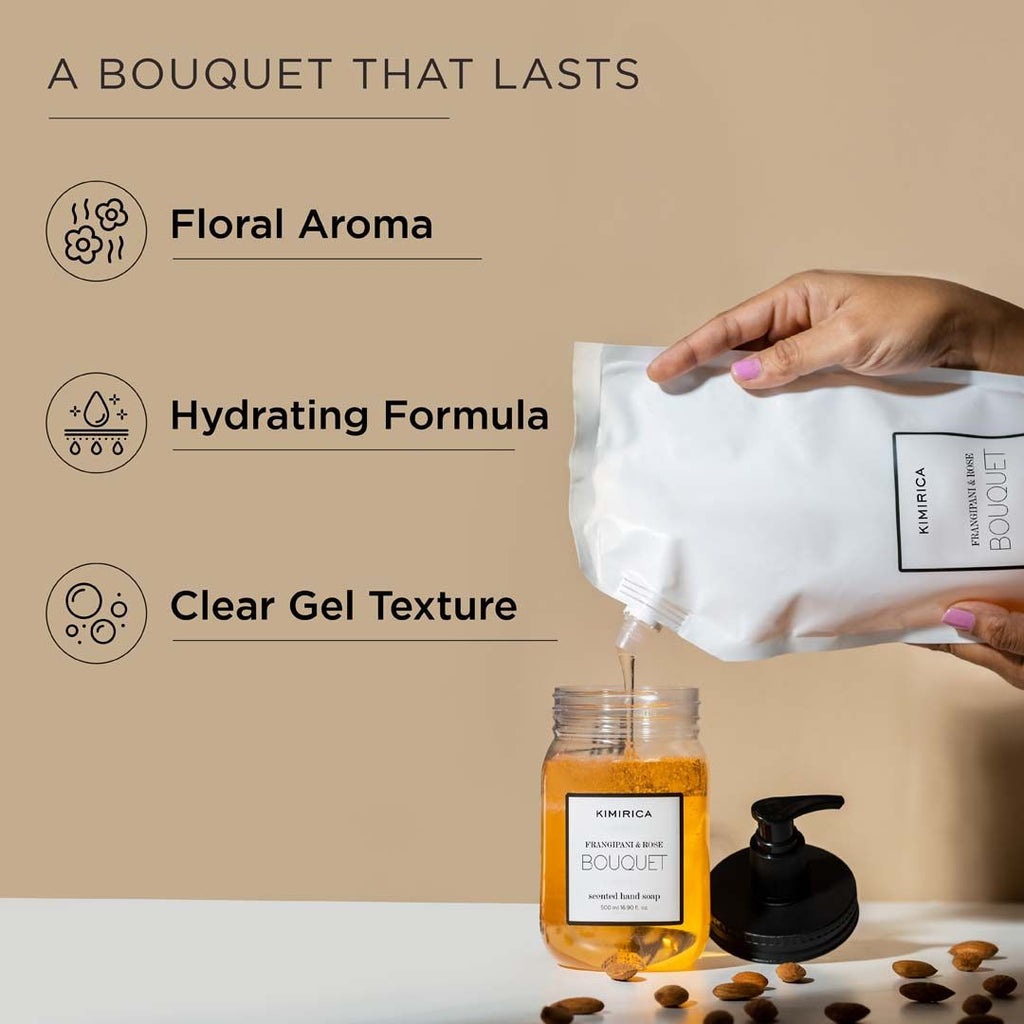 Bouquet Frangipani & Rose Hand Wash Refill Pack
