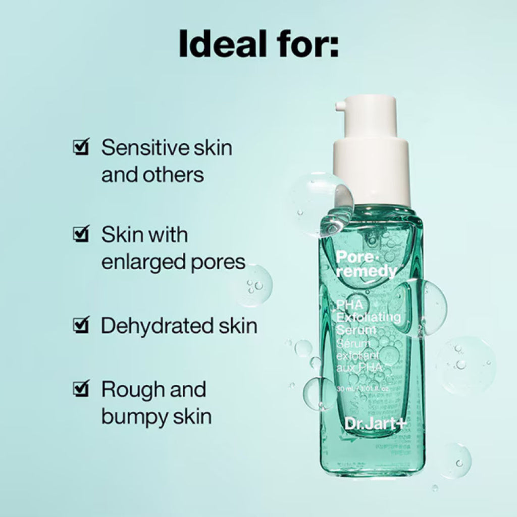 Pore Remedy Pha Exfoliating Serum – Gentle Smoothing Serum For Blackheads & Oil Control