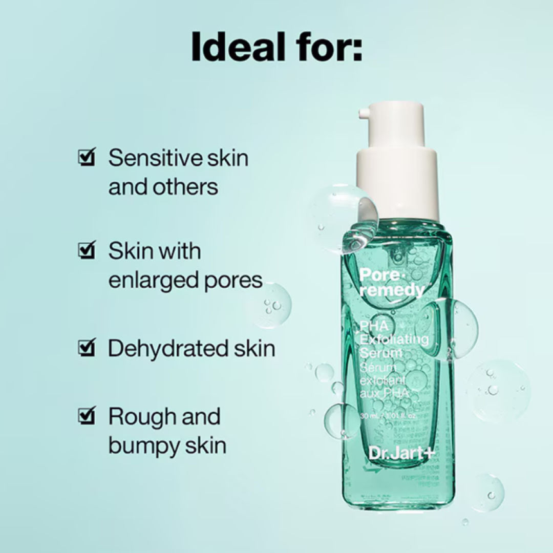 Pore Remedy Pha Exfoliating Serum – Gentle Smoothing Serum For Blackheads & Oil Control