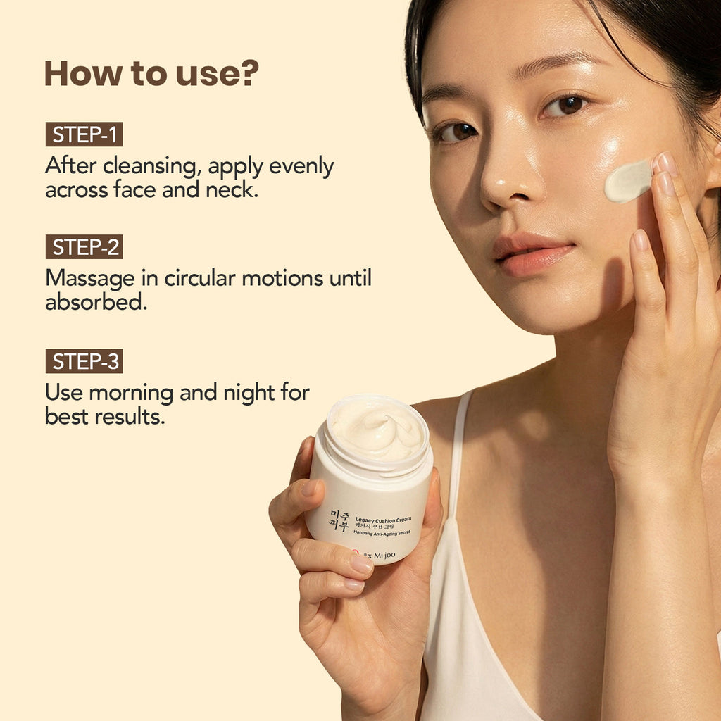 Mijoo Korea Legacy Cushion Cream Rice Moisturizer