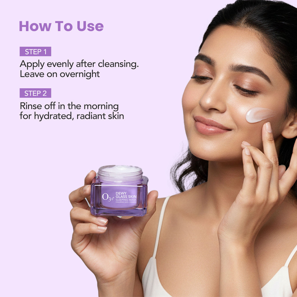 Dewy Glass Skin Sleeping Mask With Hyaluronic Acid And Ceramides