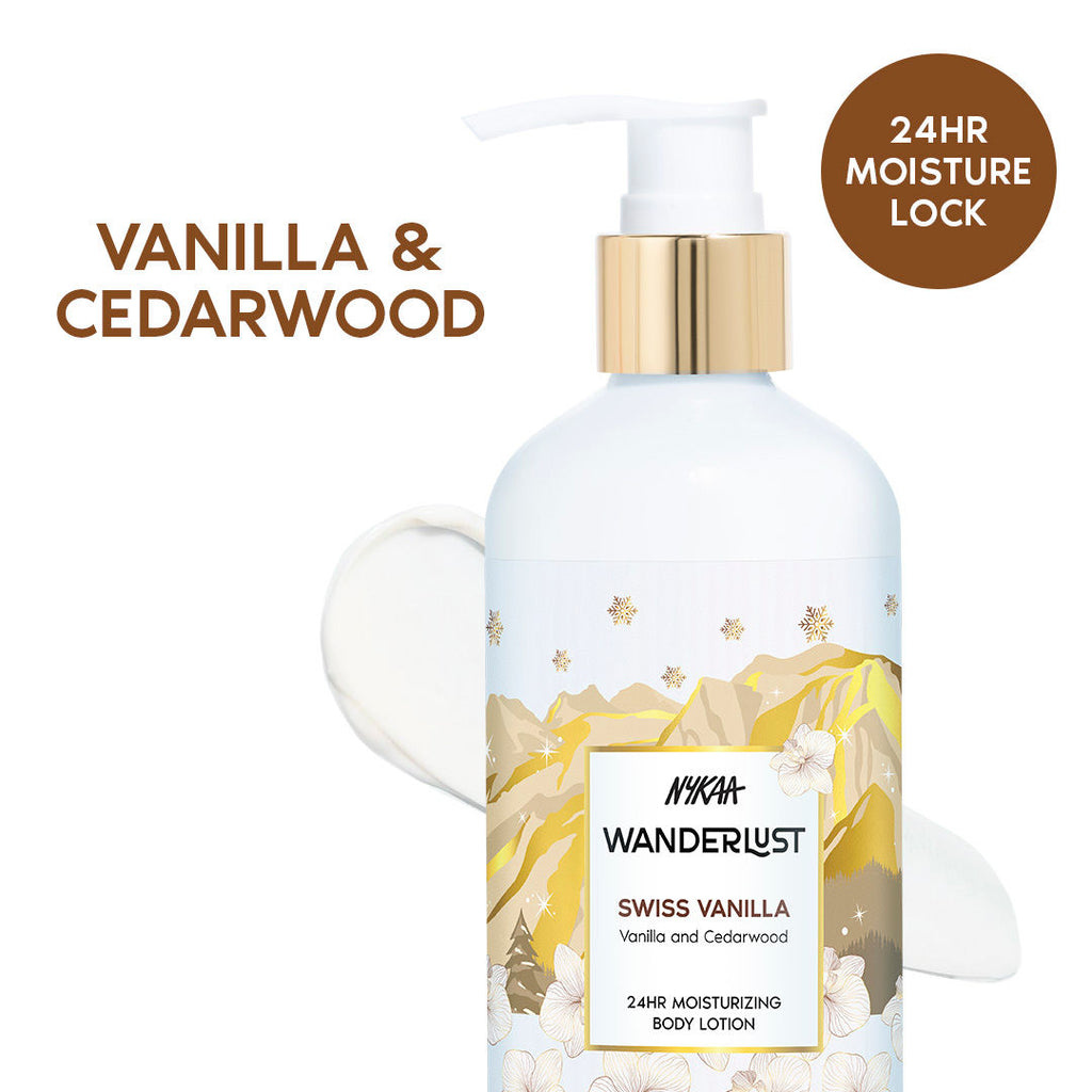 Nykaa Wanderlust Bestseller Perfume Body Lotion (Long Lasting Fragrance) Up to 24 Hrs Moisturisation