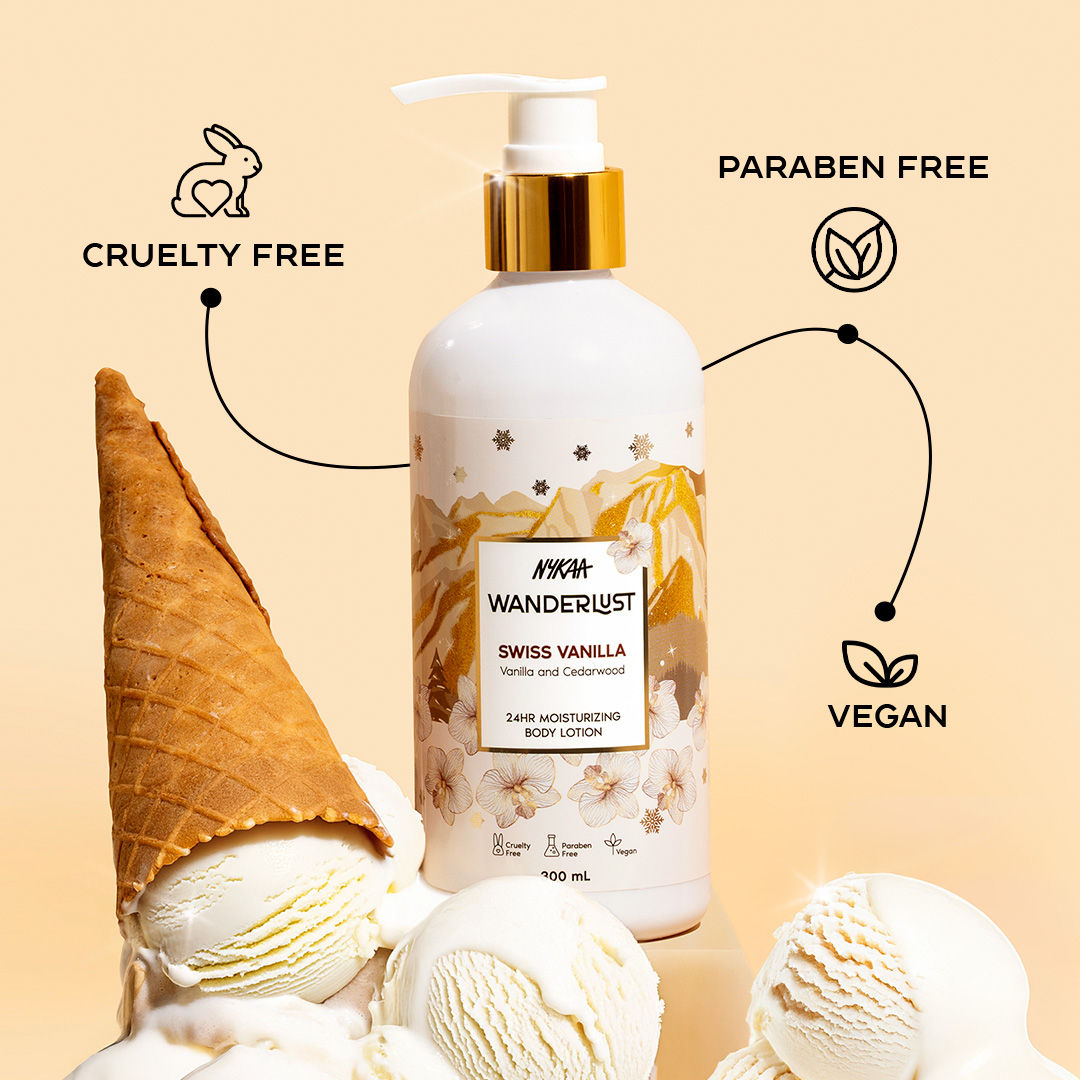 Nykaa Wanderlust Bestseller Perfume Body Lotion (Long Lasting Fragrance) Up to 24 Hrs Moisturisation