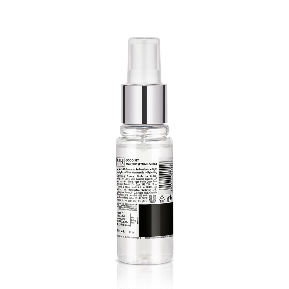 Hydrating Sooo Set Setting Spray With Niacinamide For Moisturised Skin