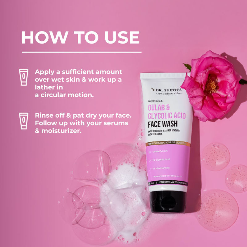 Gulab & Glycolic Acid Face Wash