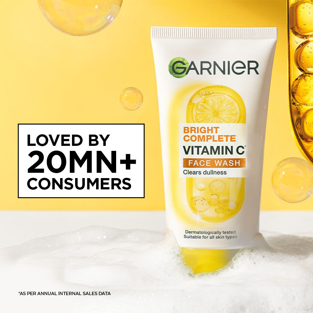 Vitamin C Face Wash for Brighter Skin Cleanses Skin & Removes Impurities