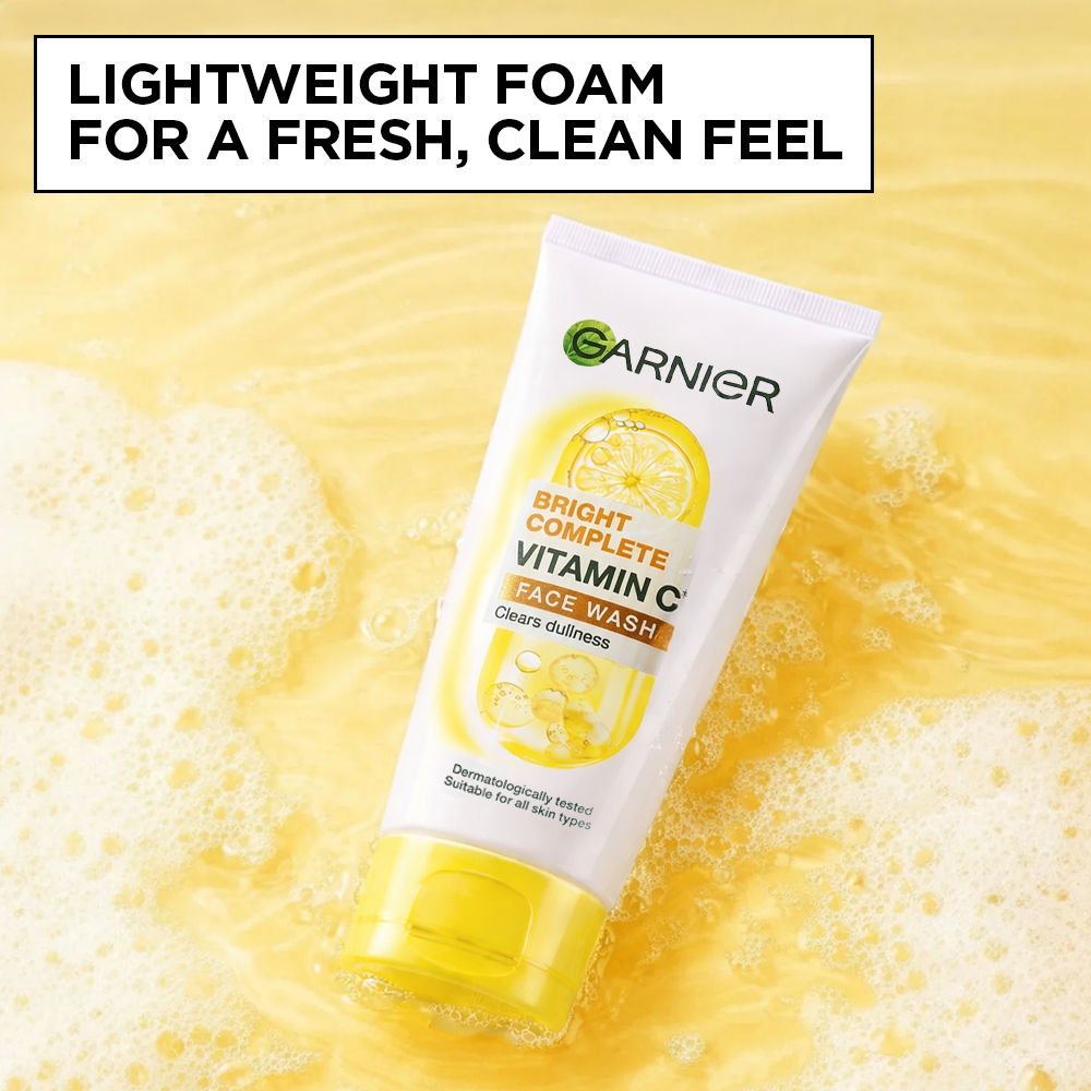 Vitamin C Face Wash for Brighter Skin Cleanses Skin & Removes Impurities