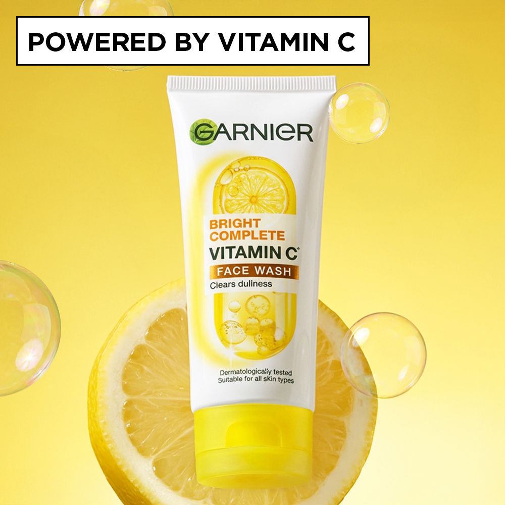Vitamin C Face Wash for Brighter Skin Cleanses Skin & Removes Impurities