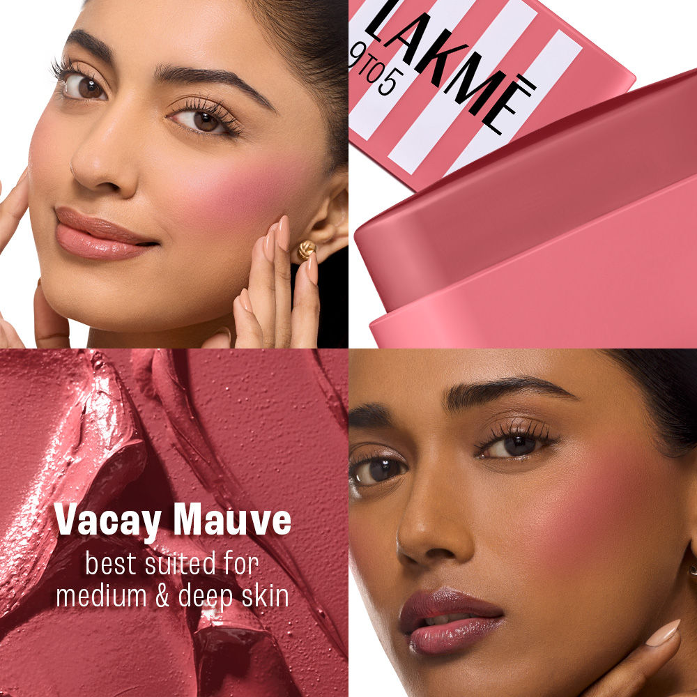 9to5 Hya Beach Edit Blush, SPF 30, Creamy Texture, Dewy Finish