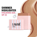 9to5 Hya Beach Edit Blush, SPF 30, Creamy Texture, Dewy Finish - Golden Getaway