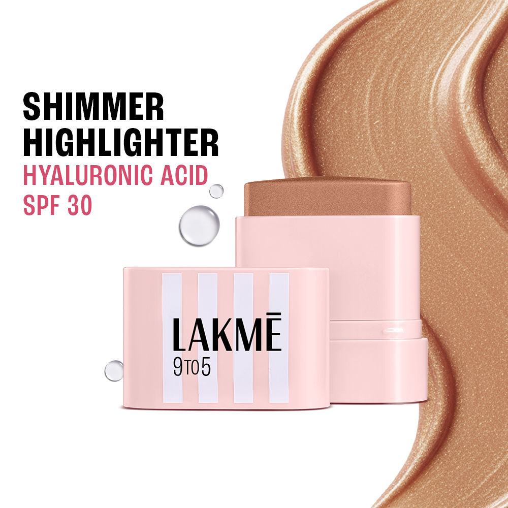 9to5 Hya Beach Edit Blush, SPF 30, Creamy Texture, Dewy Finish - Golden Getaway