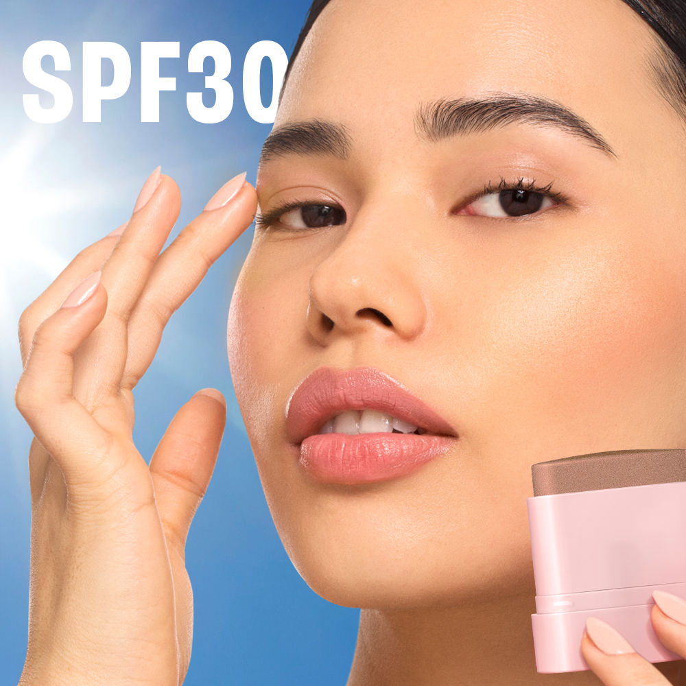 9to5 Hya Beach Edit Blush, SPF 30, Creamy Texture, Dewy Finish - Golden Getaway