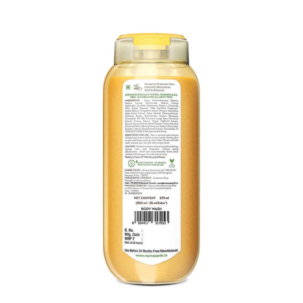 Ubtan Moisturizing Body Wash With Turmeric & Saffron