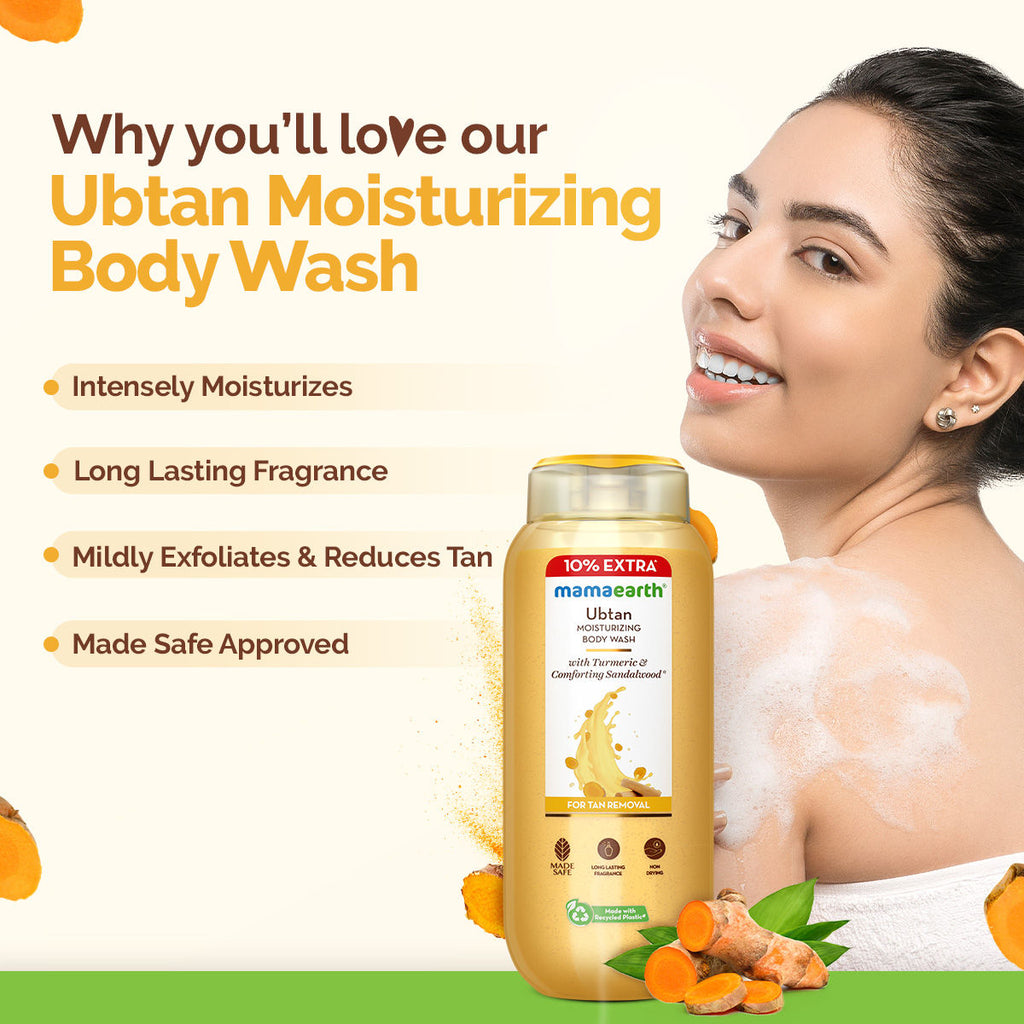 Ubtan Moisturizing Body Wash With Turmeric & Saffron
