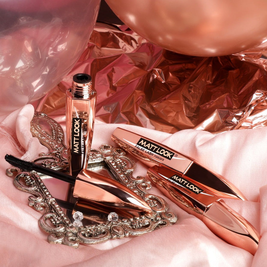 Eye Makeup Curl & Volume Waterproof False Lash Mascara - Black