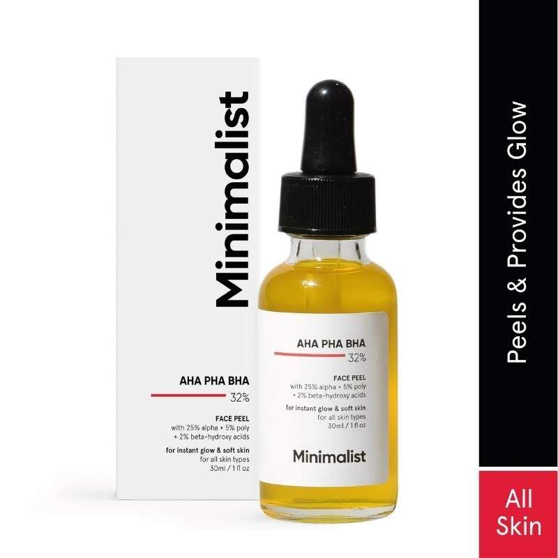 25% AHA + 5% PHA + 2% BHA Exfoliating Peel Solution For Instant Glow & Soft Skin