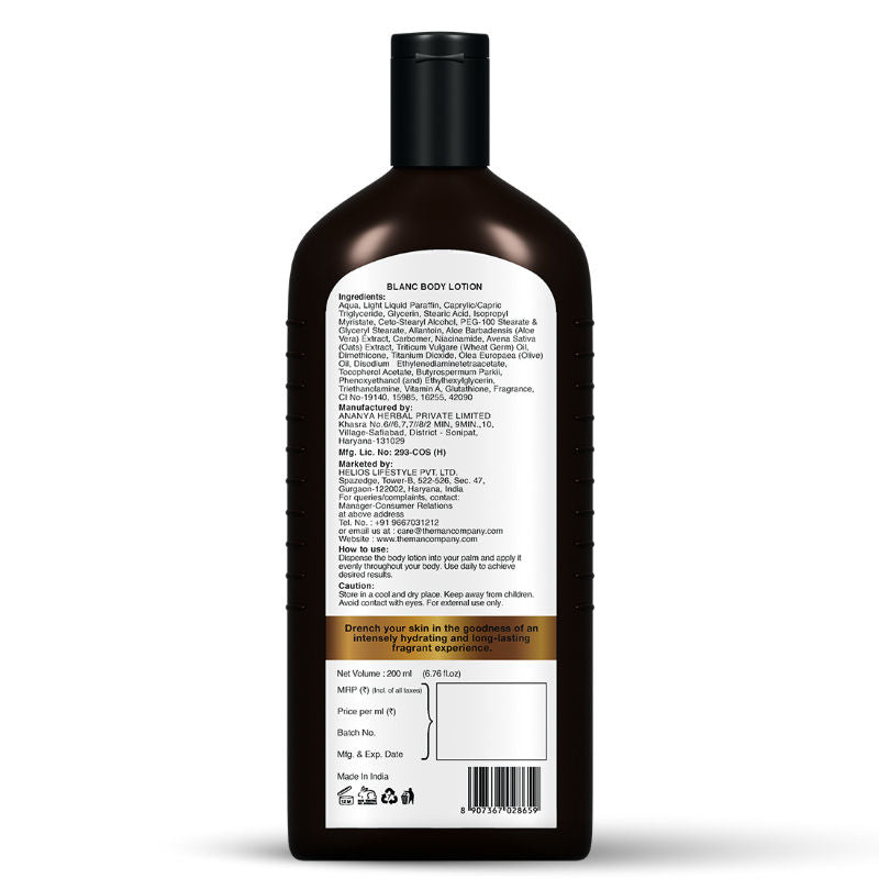 Blanc Body Lotion For Men