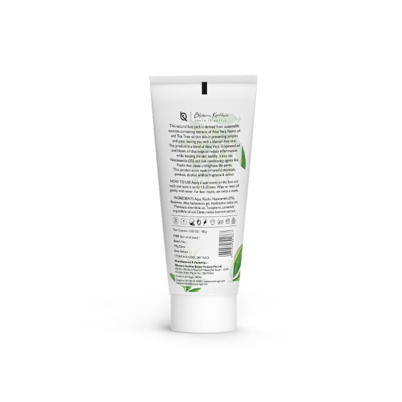 Neem & Tea Tree Face Pack Powered By Niacinamide