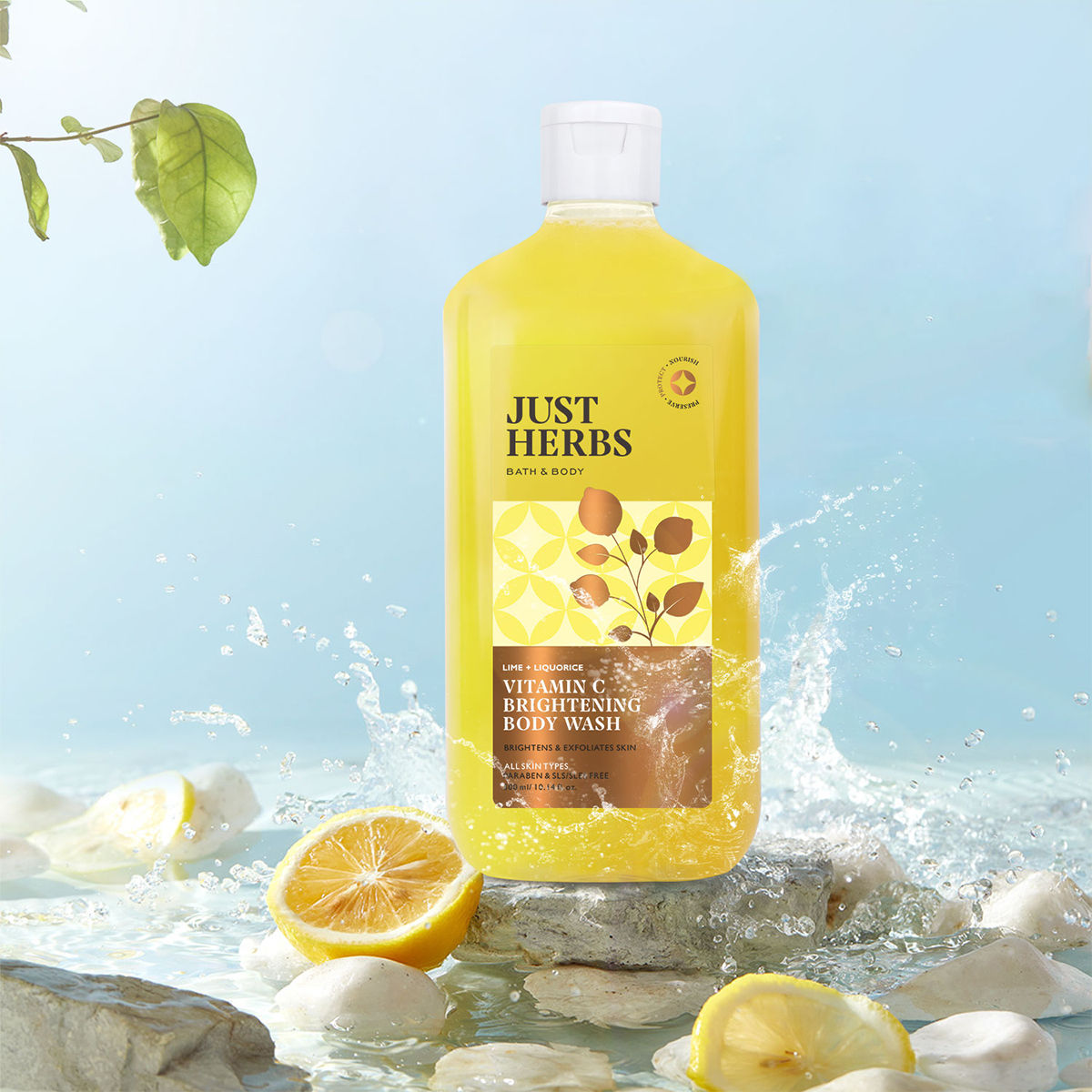 Lime And Liquorice Vitamin C Skin Brightening Body Wash