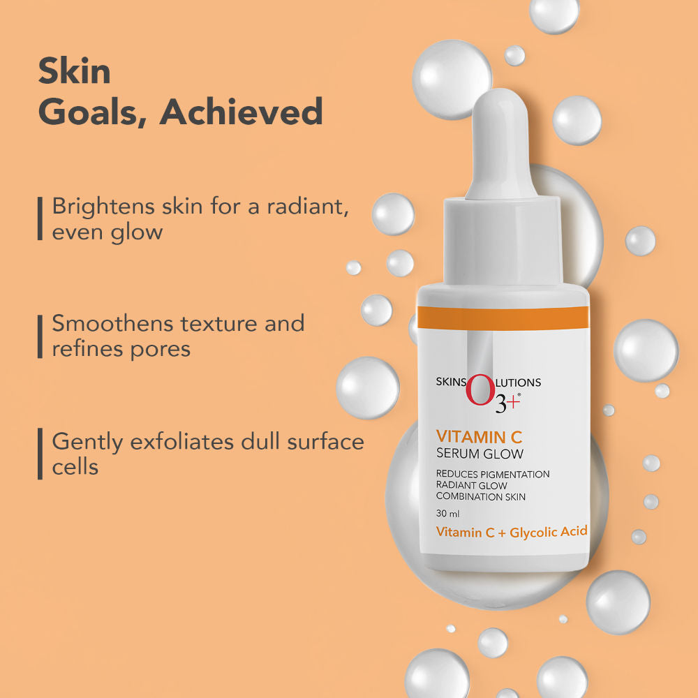Skin Solutions Vitamin C Serum Glow with Glycolic Acid