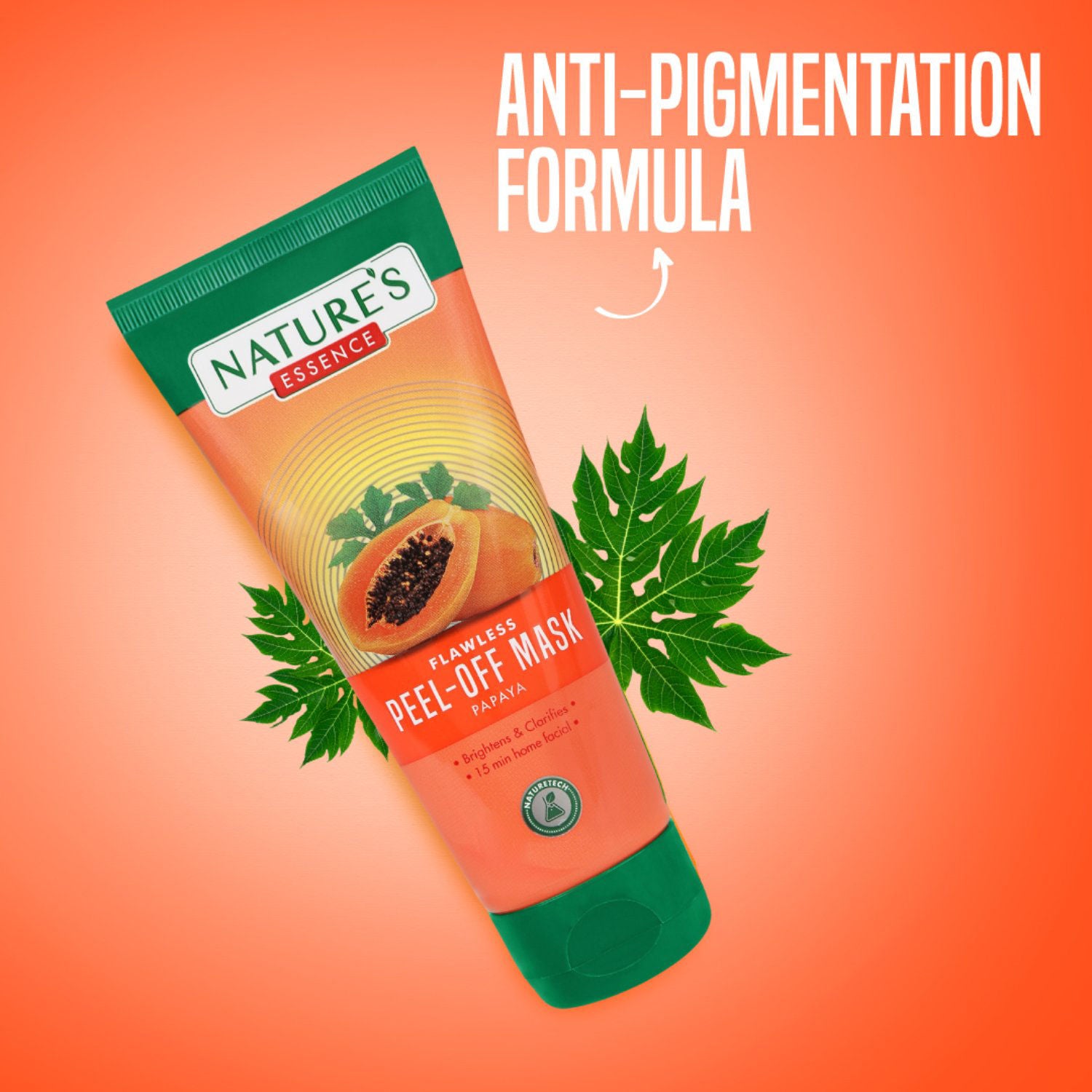 Flawless Peel-Off Mask For Glowing Skin Papaya Face Mask