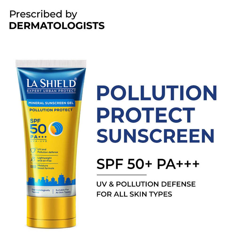Mineral Sunscreen Gel Pollution Protect SPF 50 PA+++ UVA/UVB