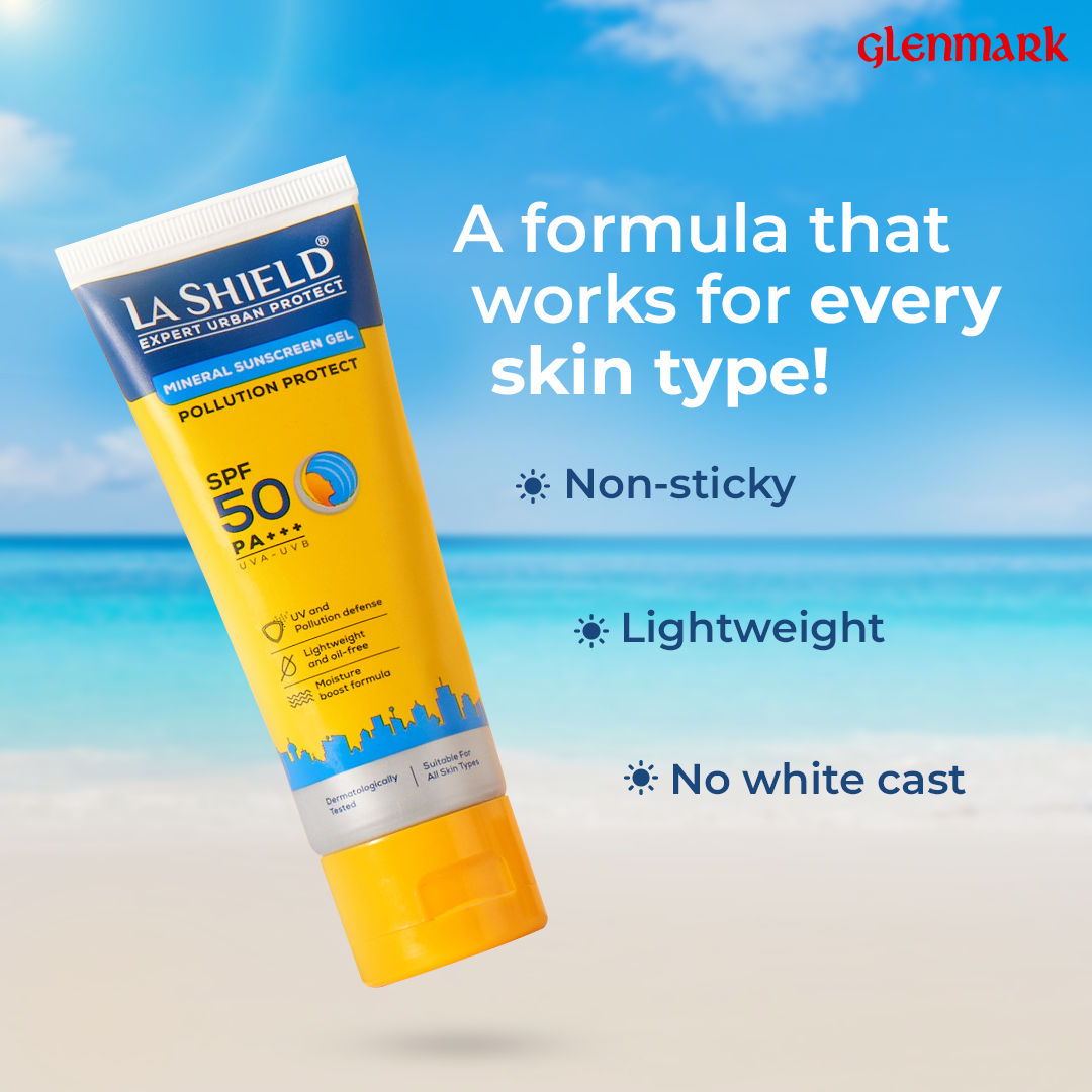 Mineral Sunscreen Gel Pollution Protect SPF 50 PA+++ UVA/UVB
