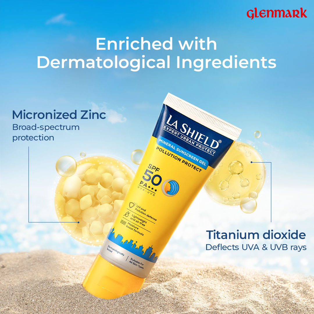 Mineral Sunscreen Gel Pollution Protect SPF 50 PA+++ UVA/UVB