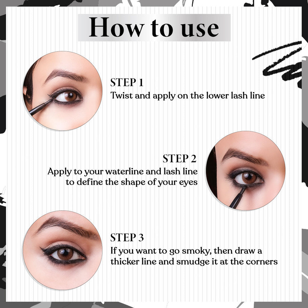 Eyecatchy Longstay Intense Waterproof Kajal Lasts Upto 12 Hrs