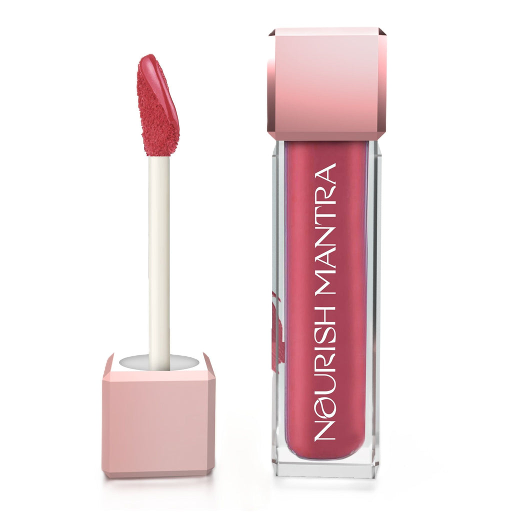 Liquid Lipstick Creamy Matte with SPF/ Water Proof, Smudge Proof Shade Masoom Pink