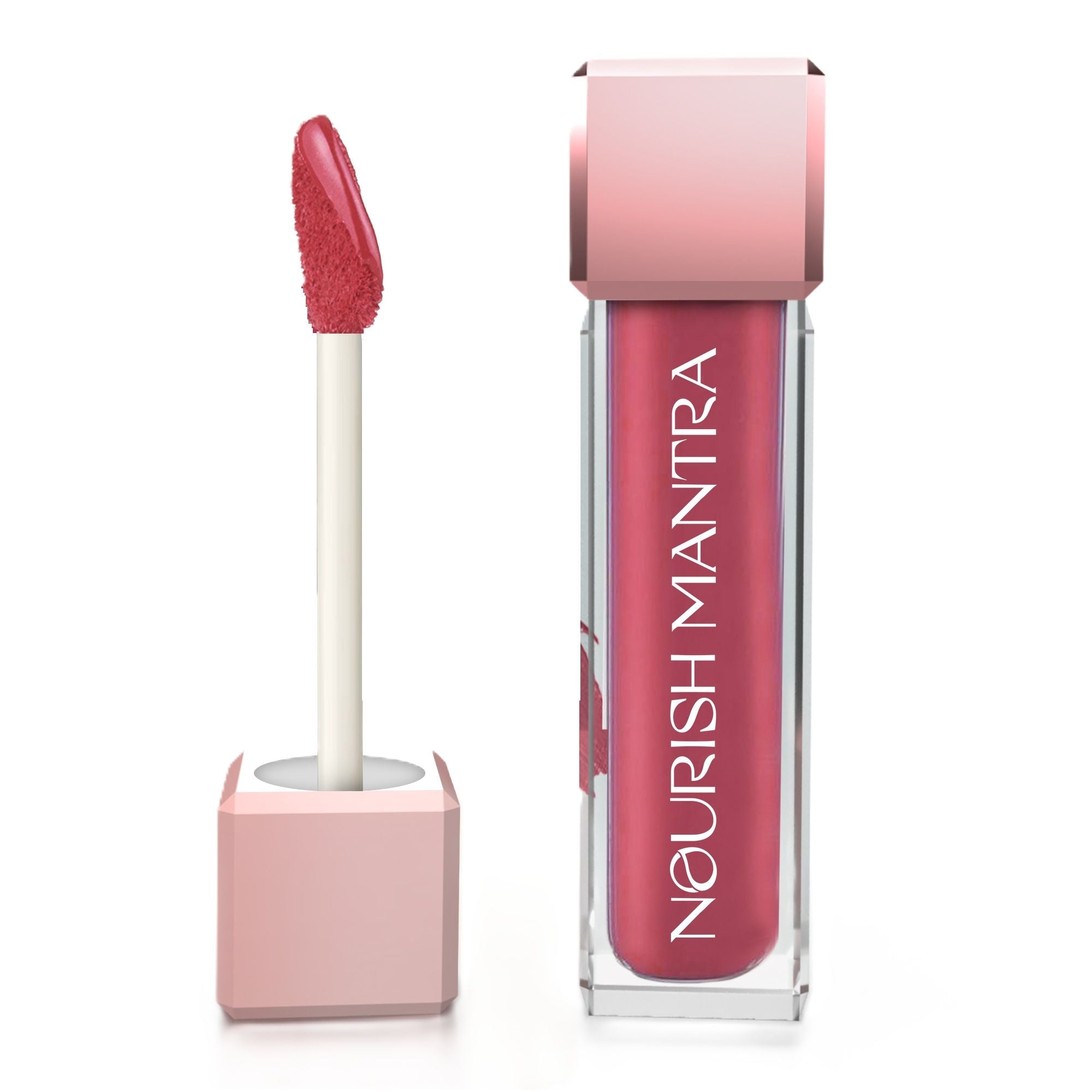 Liquid Lipstick Creamy Matte with SPF/ Water Proof, Smudge Proof Shade Masoom Pink