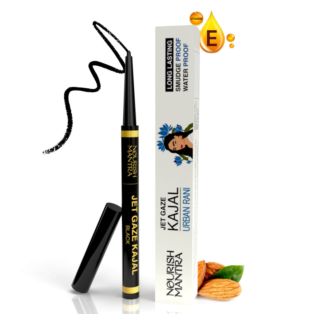 Jet Gaze Kajal Urban Rani - Blue with Almond Oil & Vitamin E