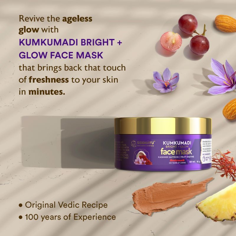 Kumkumadi Bright & Glow Face Mask Reduce Dark Spot