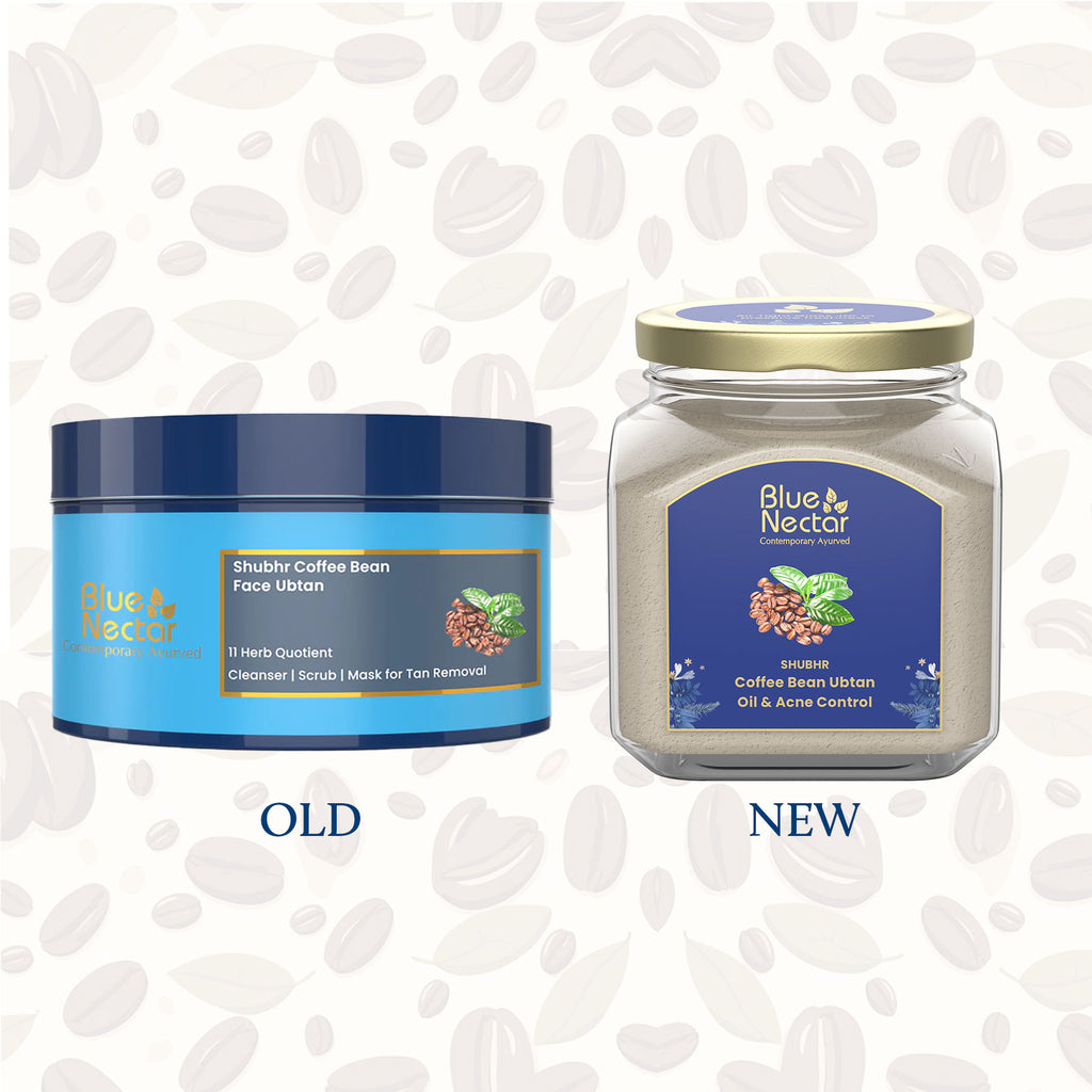 Coffee Bean Ubtan Face Pack & Mask for Skin Repair & Detan (11 Herbs)
