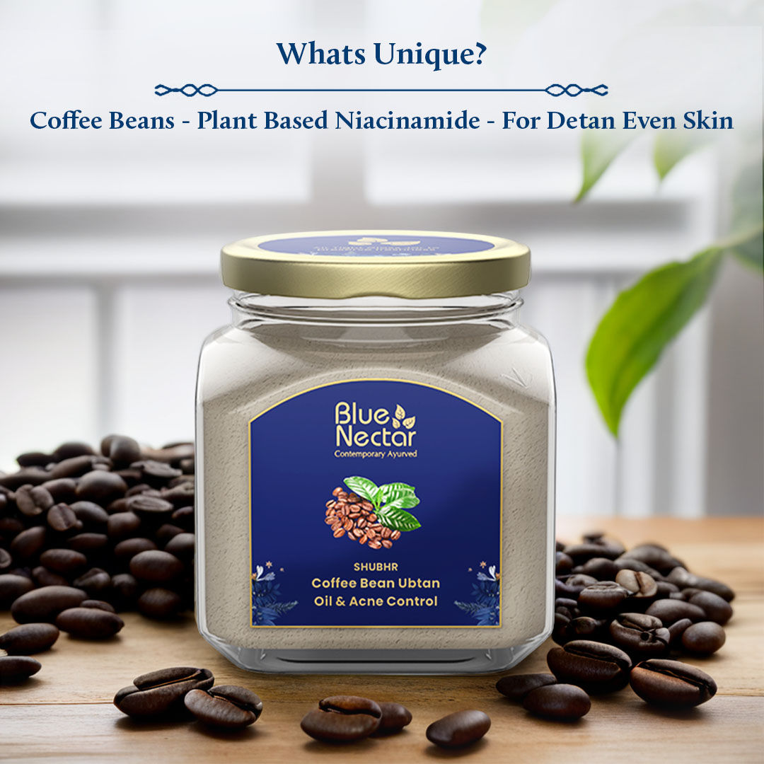 Coffee Bean Ubtan Face Pack & Mask for Skin Repair & Detan (11 Herbs)