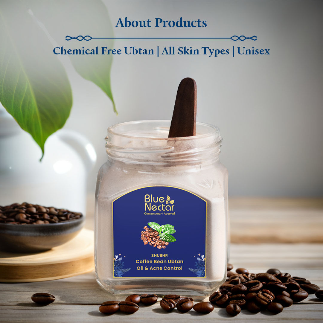 Coffee Bean Ubtan Face Pack & Mask for Skin Repair & Detan (11 Herbs)
