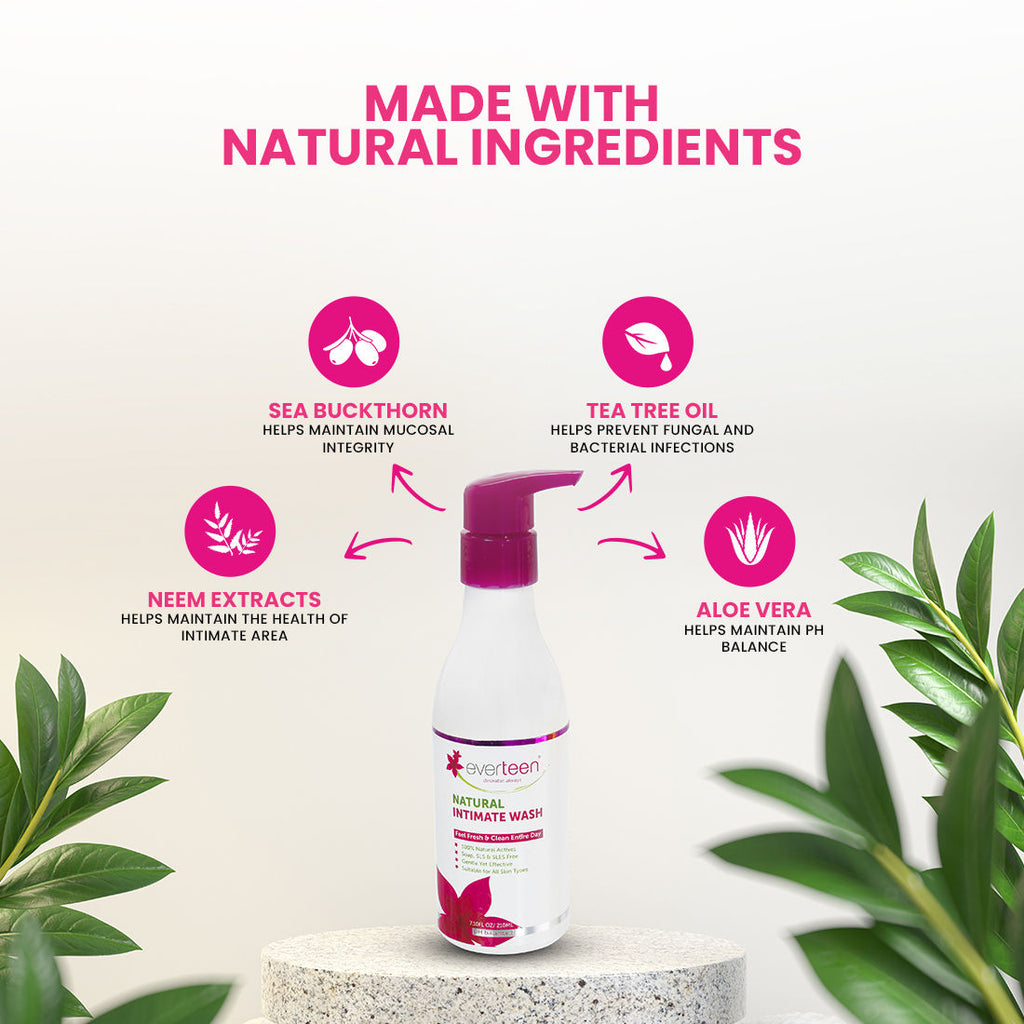 Natural Intimate Wash for Feminine Hygiene in Women - 1 Pack