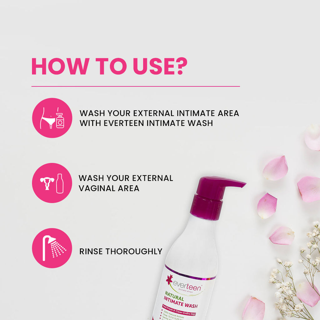 Natural Intimate Wash for Feminine Hygiene in Women - 1 Pack