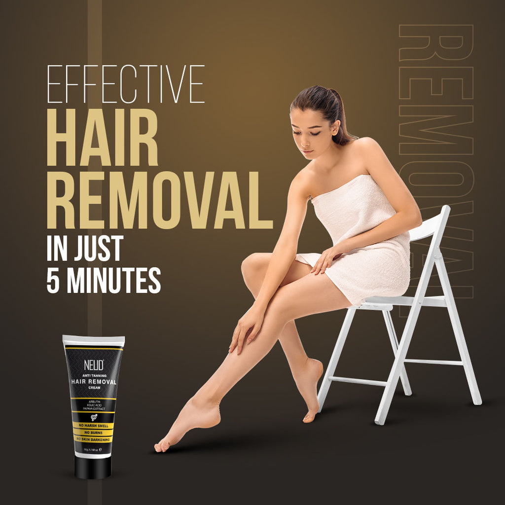 Anti-Tanning Hair Removal Cream