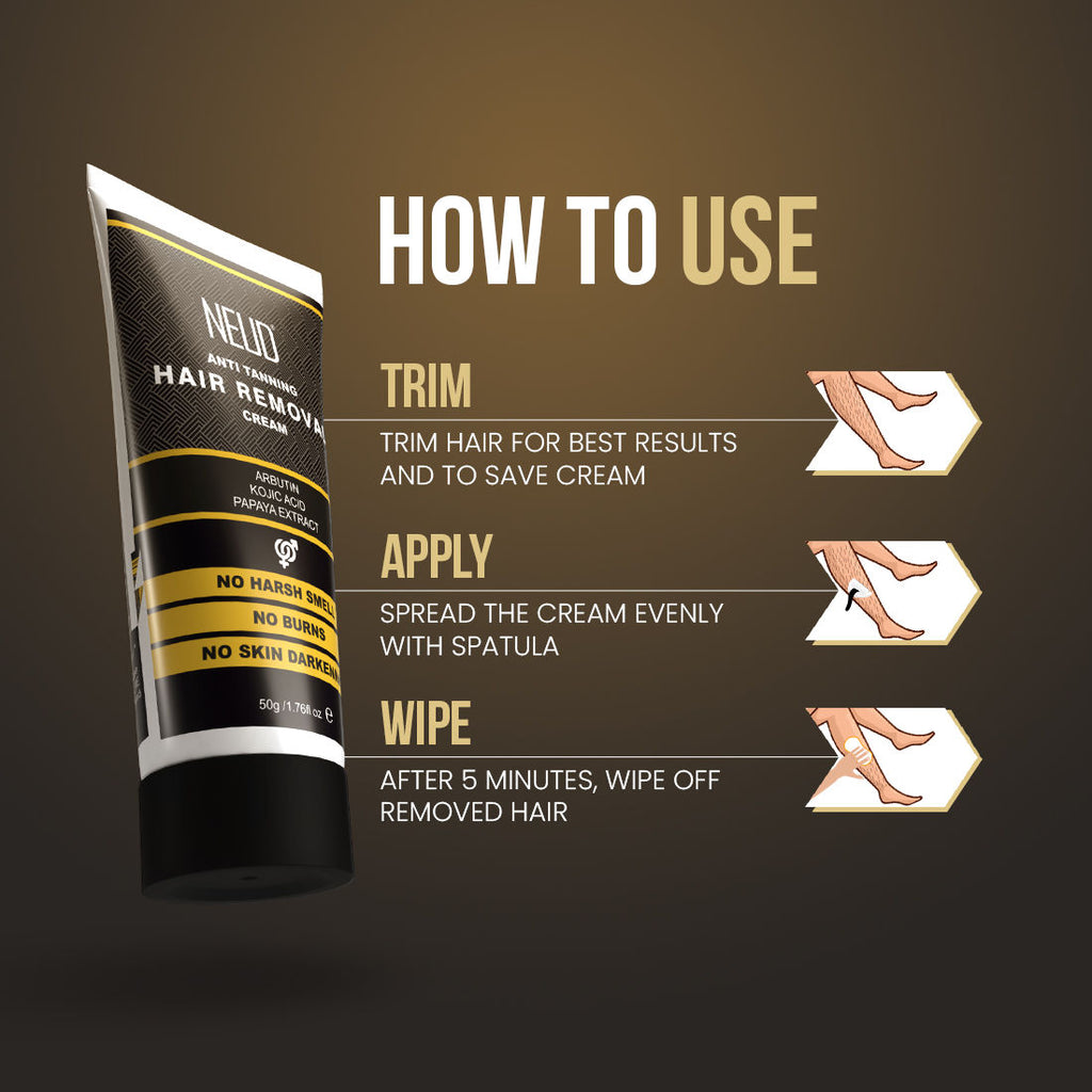 Anti-Tanning Hair Removal Cream