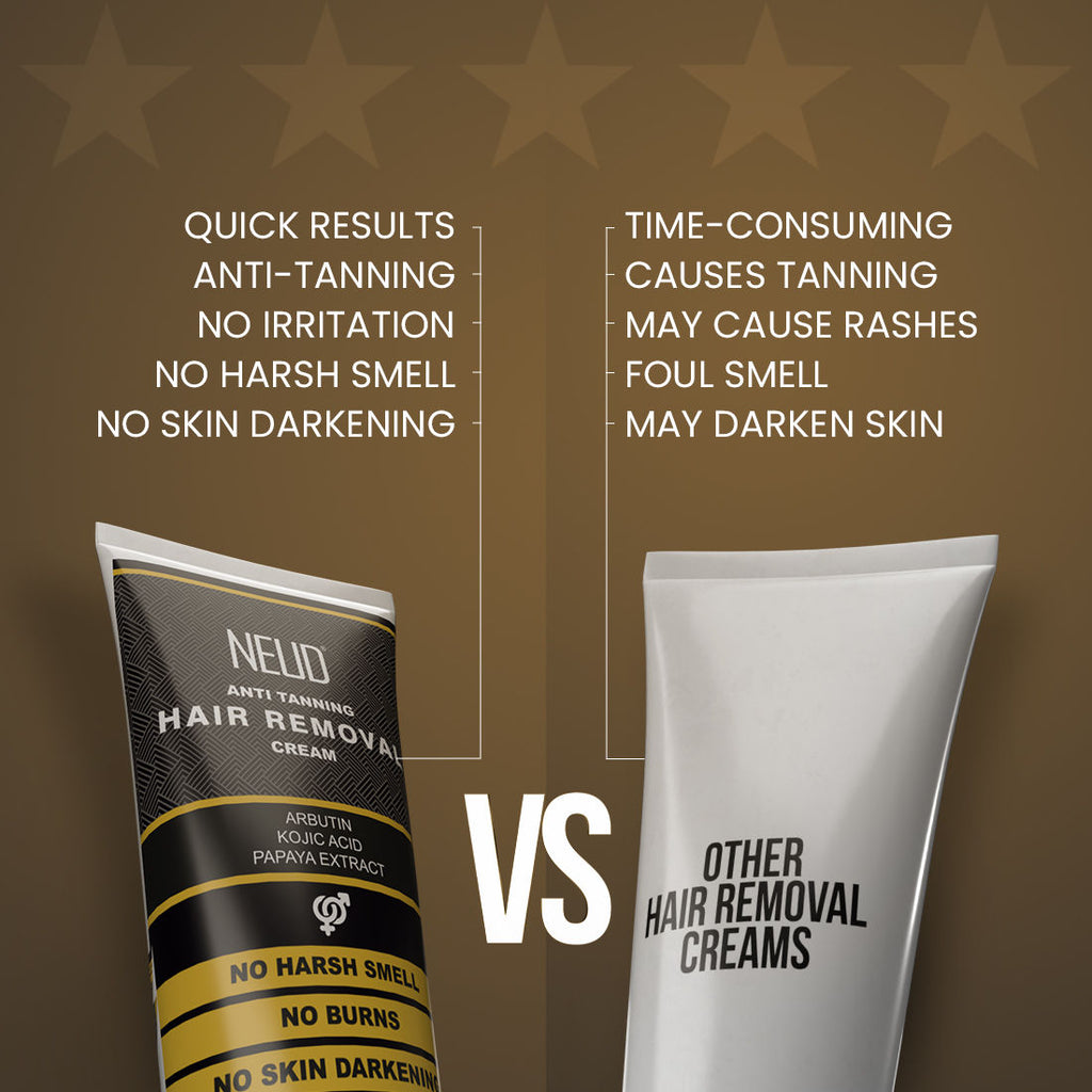 Anti-Tanning Hair Removal Cream